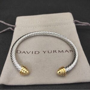 David Yurman Two-Tone Cable Cuff 5mm